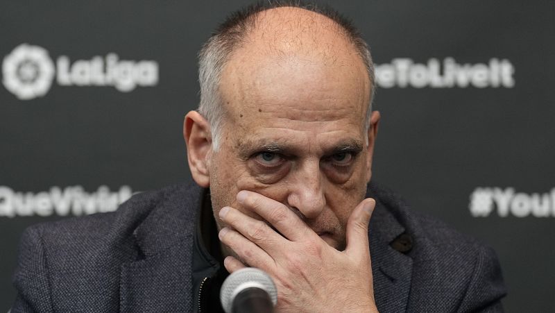 Tebas: "Si Laporta no explica con claridad lo que ha ocurrido, debería dimitir"