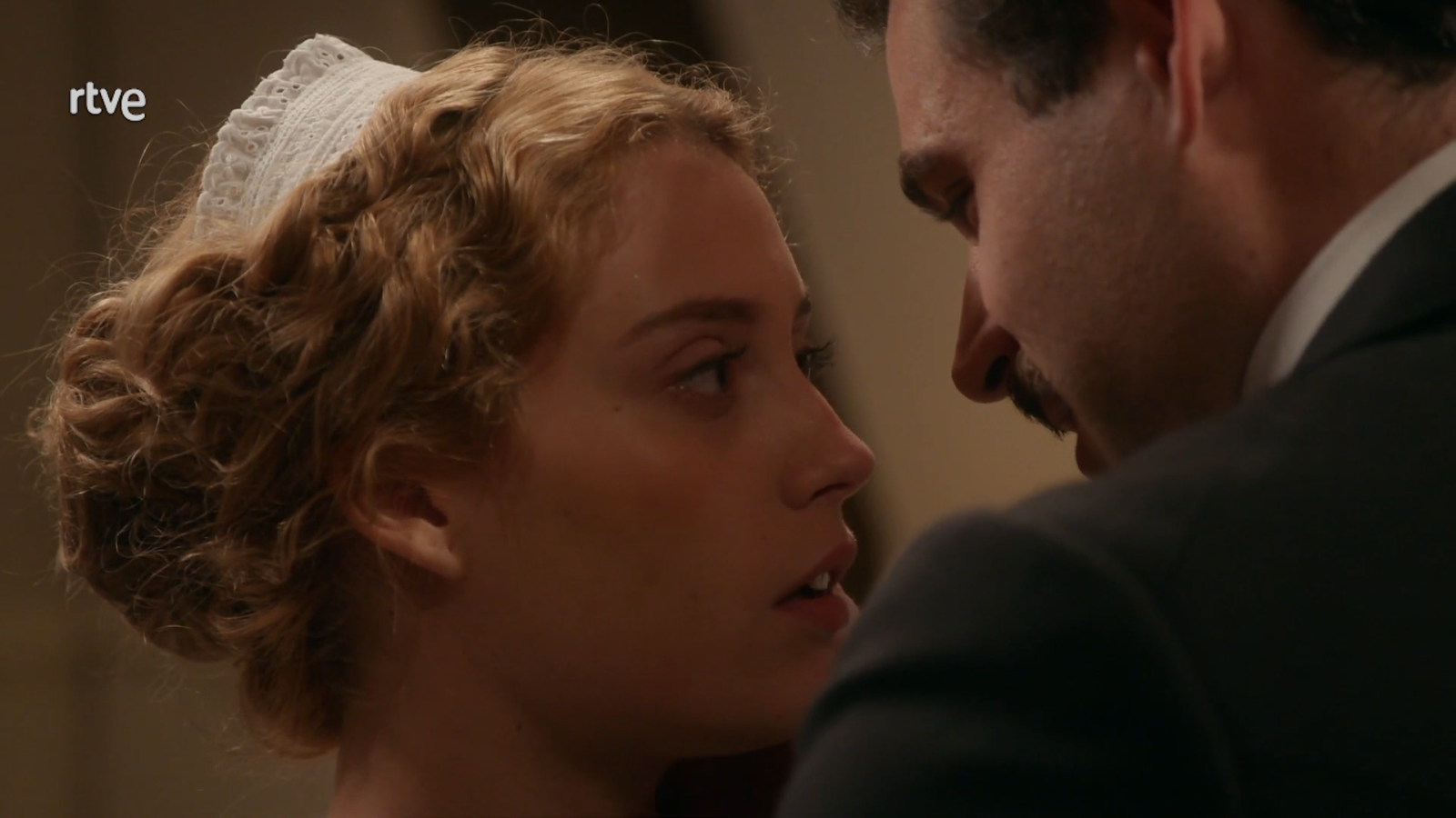 Primer beso de Manuel y Jana