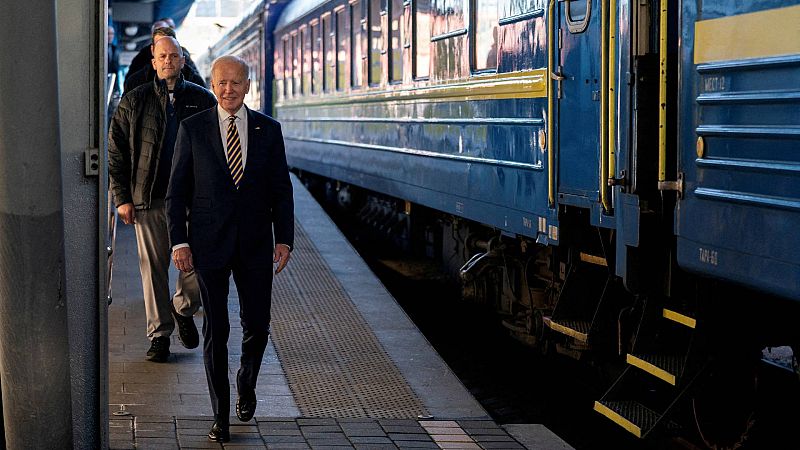 La visita de Biden a Kiev en plena guerra: meses de preparación, un viaje en tren y garantías de no agresión