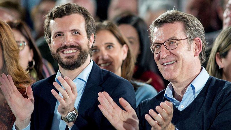 Feijóo y Casado comen en un restaurante de Madrid y el PP destaca su "relación fluida"