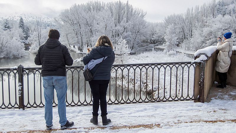 28 provincias de diez comunidades en alerta por nieve, frío o viento