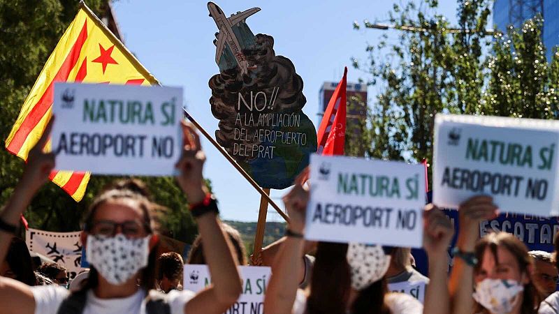 Protesta conjunta contra els macroprojectes "antiecologistes"