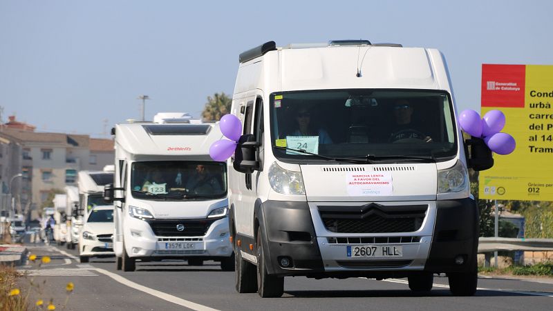 Marxa de caravanes per denunciar "discriminació" al col·lectiu