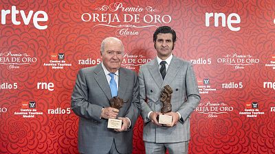 Morante de la Puebla y Victoriano del Ro recogen la Oreja y el Hierro de Oro 2022 de RNE