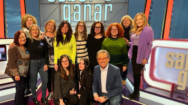 Las mujeres detrás de 'Saber y ganar'.