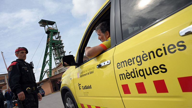 Tres muertos tras un desprendimiento en una mina en Súria, Barcelona