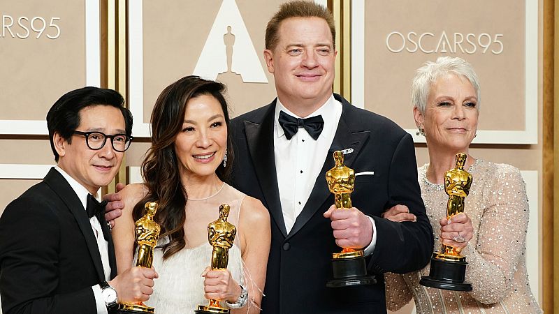 'Todo a la vez en todas partes', ganadora en los Oscar 2023, con siete premios: lista completa de películas premiadas