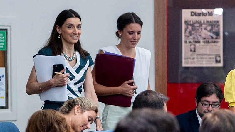 Irene Montero ve más cerca el acuerdo con el PSOE sobre la ley del 'solo sí es sí': "Sé que hay posibilidades"