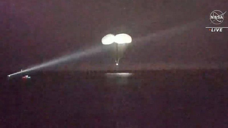 La misión Crew-5 regresa a la Tierra desde la Estación Espacial Internacional sin contratiempos