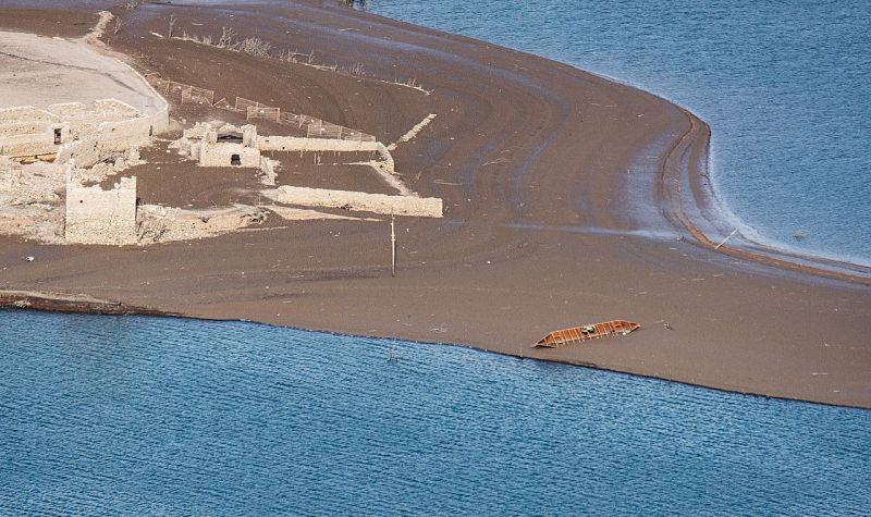 El pantà de Sau es situa per sota del 10% per primera vegada en aquest segle