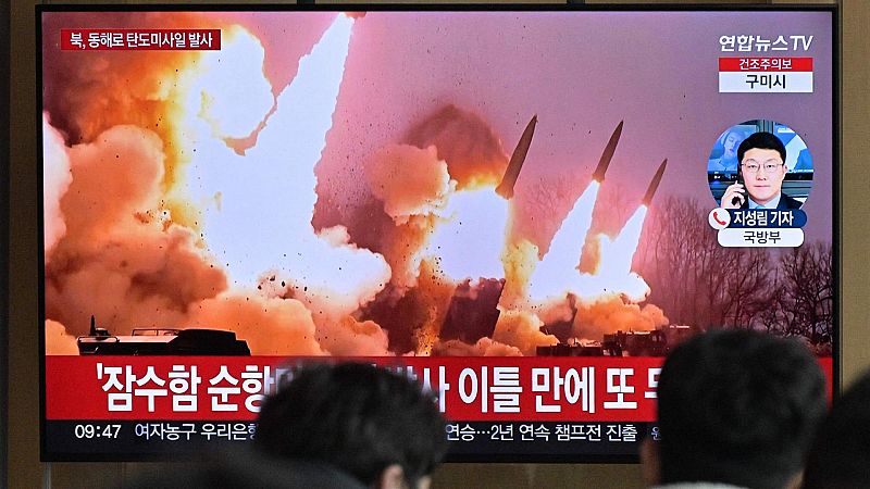 Corea del Norte lanza dos misiles balísticos de corto alcance al mar del Este
