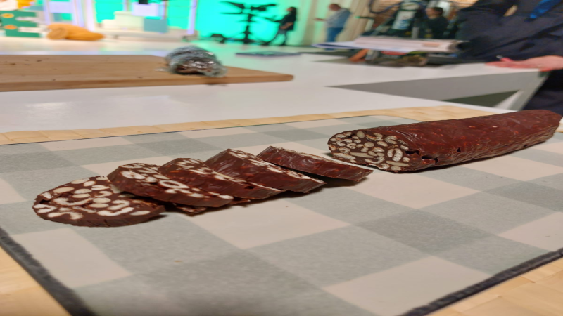 ¿Chocolate con forma de embutido o embutido con sabor a chocolate? Receta de chocoembutido de la chef Marta Verona
