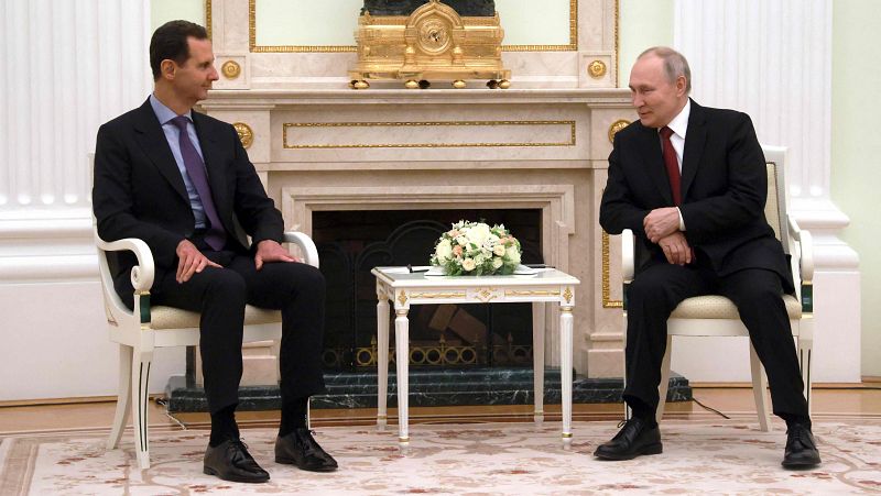 Al Asad ofrece su apoyo a Rusia en la guerra en Ucrania durante una reunión con Putin en el Kremlin