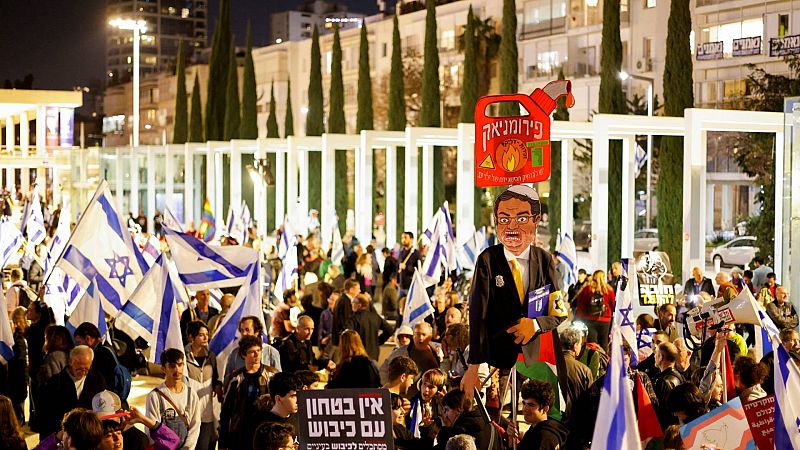 Nuevas protestas masivas en Israel contra la reforma judicial de Netanyahu