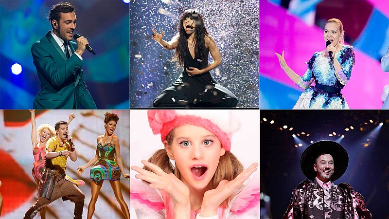 Los 6 artistas que regresan a Eurovisin 2023: Marco Mengoni, Pasha, Loreen, Monika, Gustaph e Iru