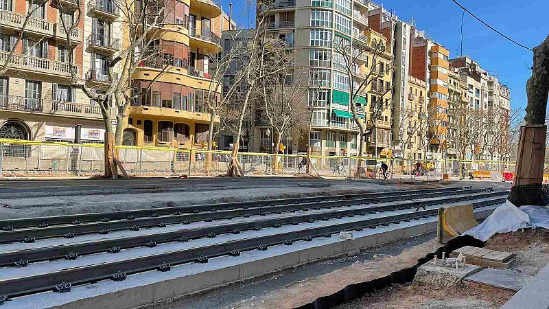 El tramvia entre Glòries i Verdaguer veurà la llum d'aquí a un any