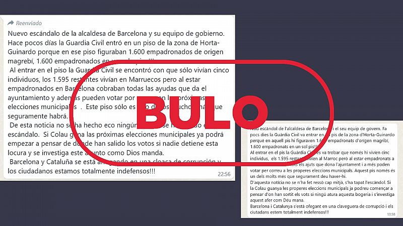 No hay 1.600 magrebíes empadronados en un mismo piso de Barcelona, es falso