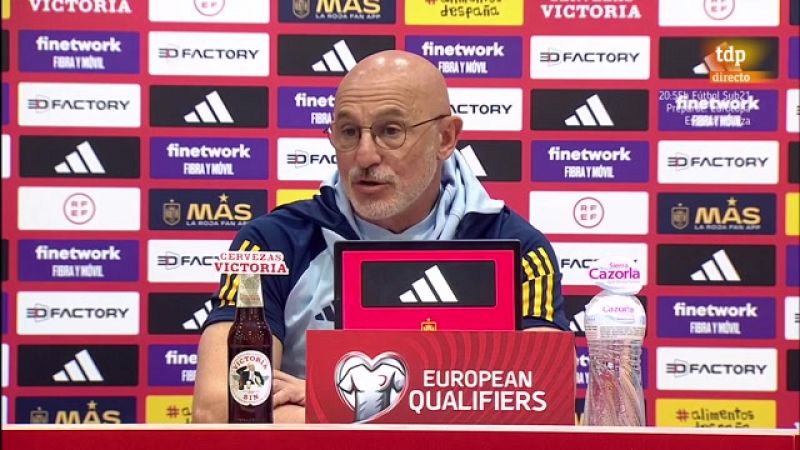 Luis de la Fuente: "Si yo te dijera que me gustaría ver a Haaland mañana, mentiría"