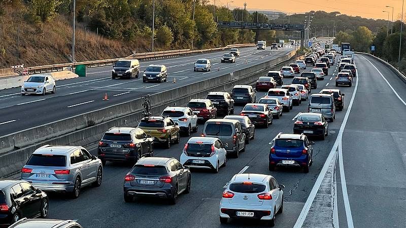 Aquests són els trams de l'AP7 limitats a 100 km/h