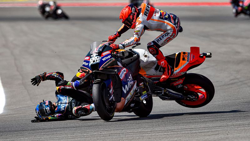 Honda recurre la sanción a Márquez: "No se ajusta a la normativa"