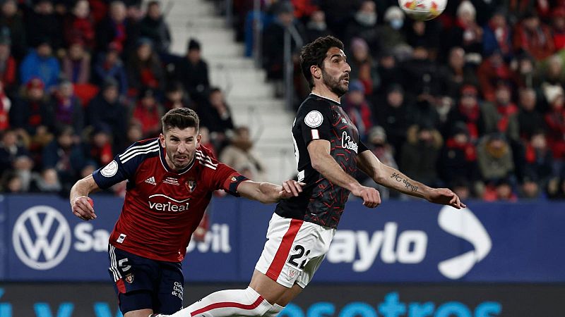 Horario y dónde ver hoy en TV gratis Athletic Club - Osasuna en la vuelta de semifinales de Copa del Rey 2023