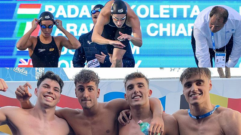 La apuesta por los relevos eleva el número de mundialistas de la natación española a cifras récord