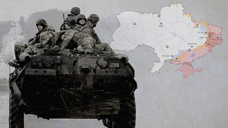 Los mapas de la 59ª semana de la guerra en Ucrania