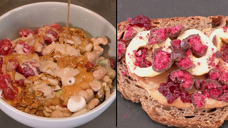 Idea de desayuno saludable, fácil y muy nutritivo, el mejor para empezar el día lleno de energía