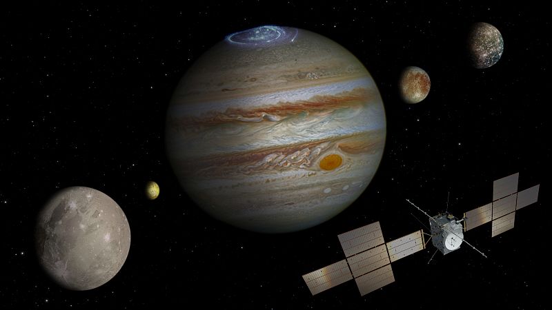 Así es 'Juice', la misión europea que buscará vida en los océanos de las lunas de Júpiter