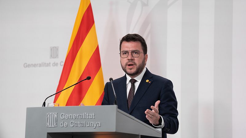 Aragonès activa el proceso para tener en 2024 su propuesta de referéndum en Cataluña