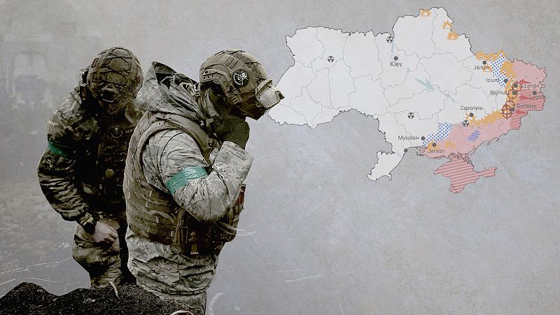 Los mapas de la 60ª semana de la guerra en Ucrania