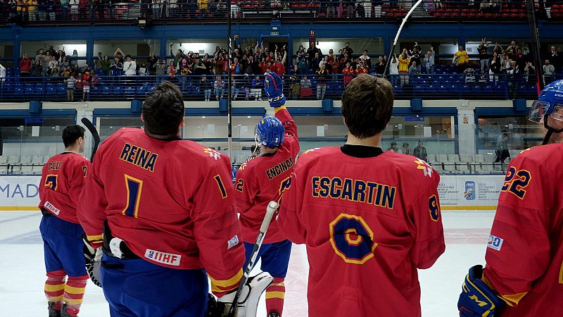 España busca un triunfo de categoría ante Georgia para soñar con el mundial de hockey sobre hielo