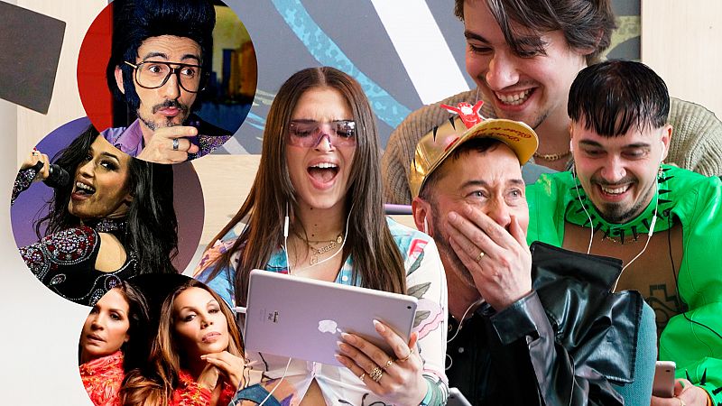 De Beth al Chikilicuatre: los concursantes de Eurovisión 2023 reaccionan a las actuaciones más icónicas de España