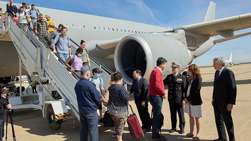 Aterriza en Madrid el avión con ciudadanos evacuados de Sudán, entre ellos una treintena de españoles
