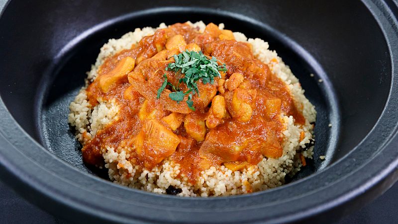 Receta de tajine de pollo con cous cous de Fray Marcos