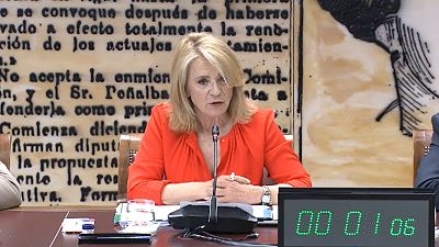Comparecencia de Elena S�nchez Caballero en la Comisi�n de Control parlamentario de RTVE