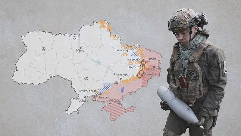 Los mapas de la semana 62ª de la guerra en Ucrania