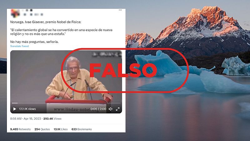 Este vídeo no demuestra que el calentamiento global es una estafa: utiliza afirmaciones falsas
