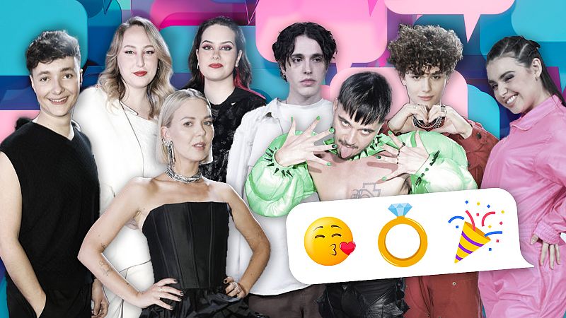 ¿A quién besarían, con quién se casarían e irían de fiesta los participantes de Eurovisión 2023? ¡Mira el video!