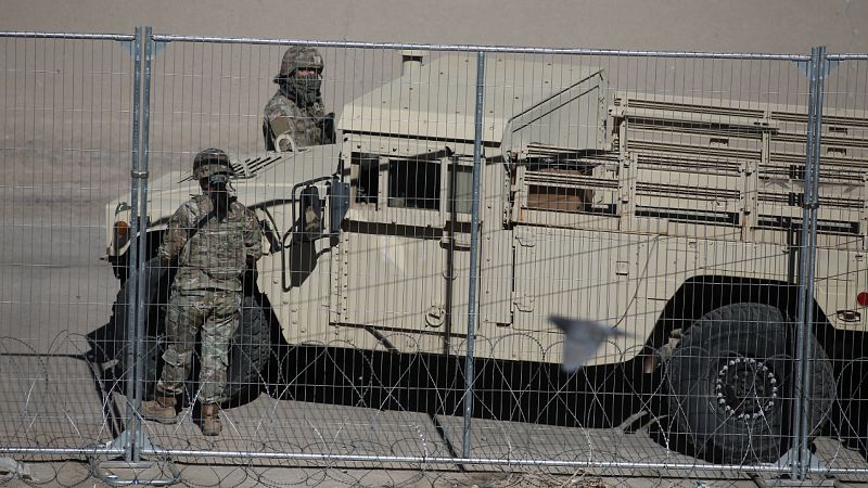 Estados Unidos enviará a 1.500 soldados de refuerzo a la frontera con México