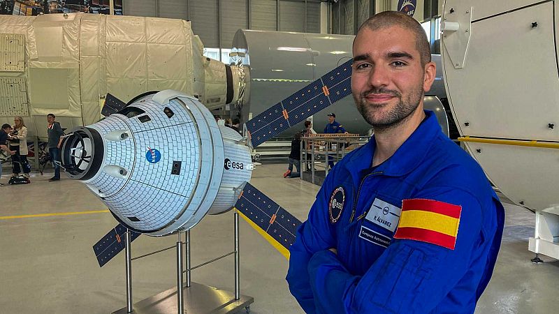 El astronauta español Pablo Álvarez muestra su preparación y formación para viajar al espacio