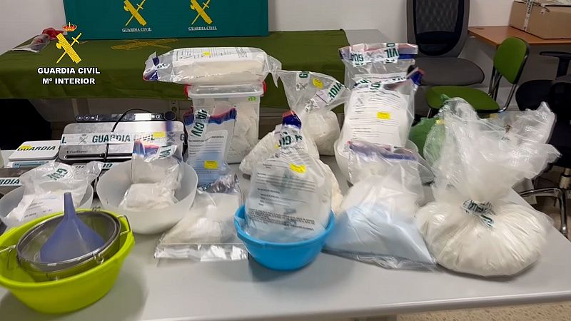 La Guardia Civil desarticula una organización que llevaba cocaína desde Países Bajos hasta Marruecos vía Melilla