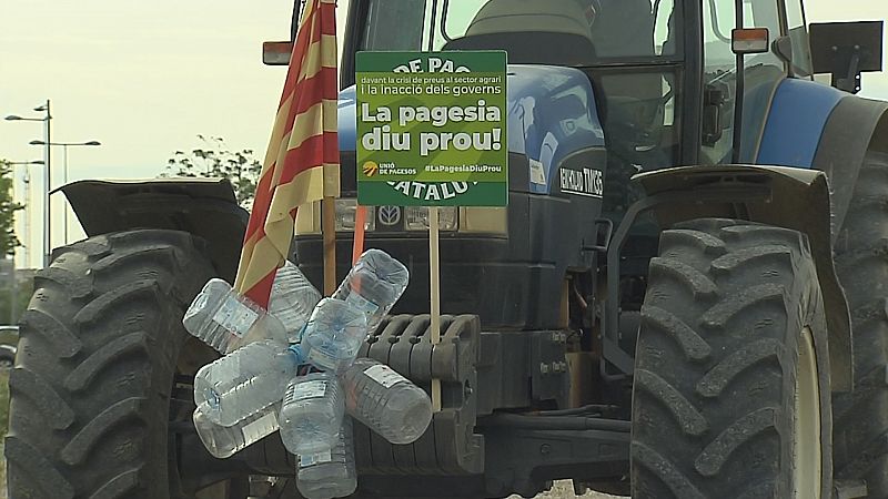 Els pagesos protesten amb diverses concentracions i tractorades per exigir solucions a la sequera