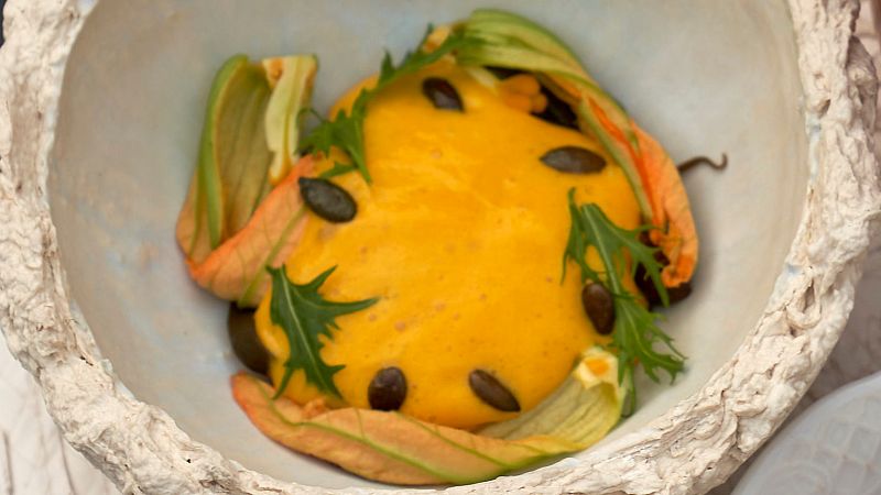 Receta de angula de monte, algas y jugo de calabaza de Marta �Saludable y sabrosa!