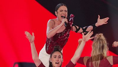 Blanca Paloma realiza su mejor actuacin en Eurovisin frente al jurado. Mira el vdeo de su ltimo ensayo!