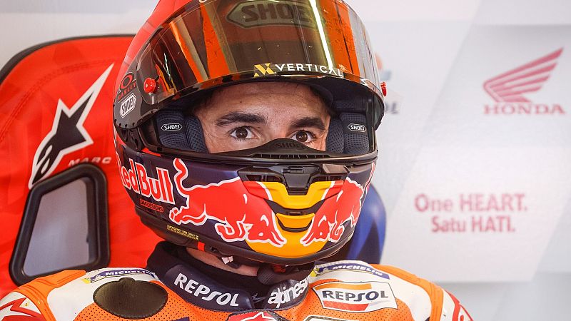 Marc Márquez: ''Me he caído dos veces pero la única manera de llevar la Honda a la Q2 es tomando riesgos''