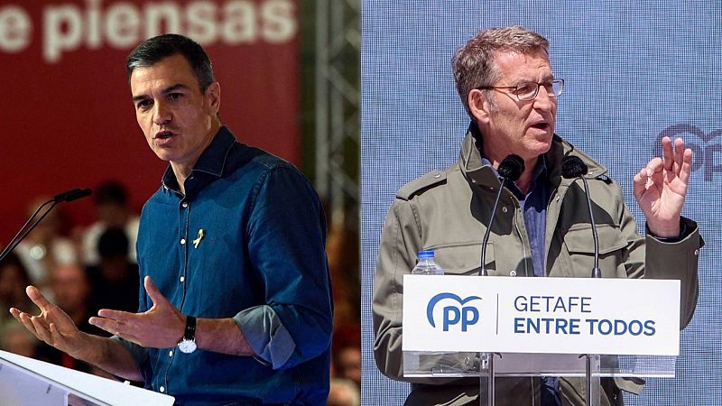 Sánchez y Feijóo se encaran en una dura campaña con aire de generales