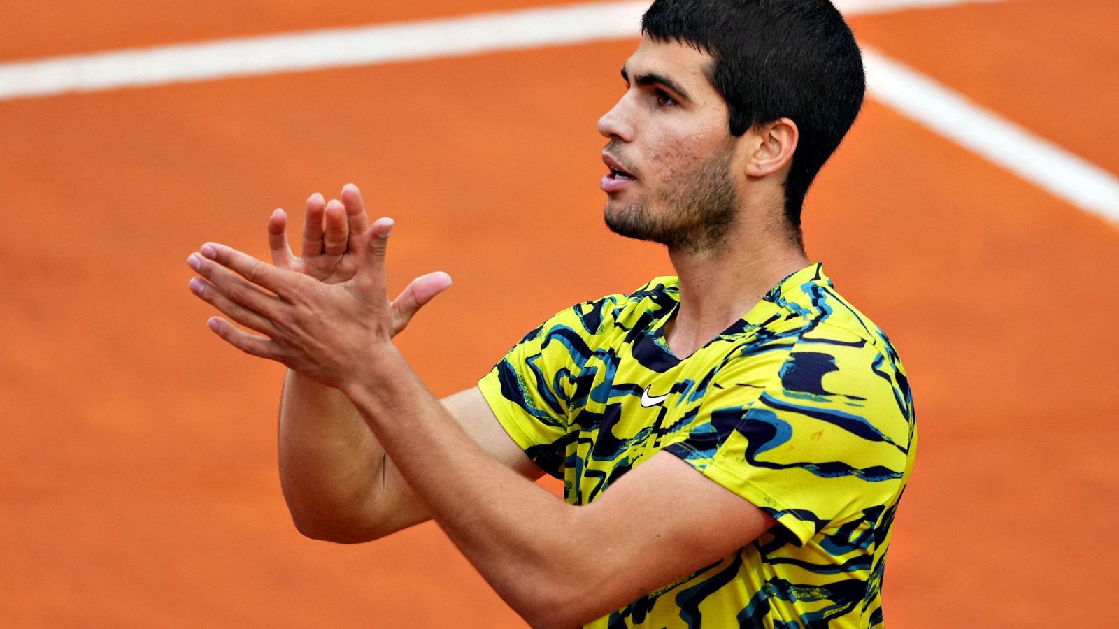 Master 1000 Roma: Alcaraz debuta con victoria y con el premio del número uno