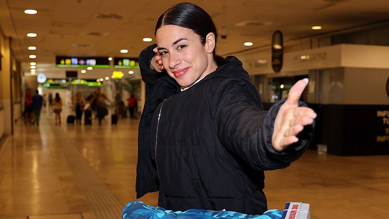 Eurovisin 2023: El buen humor de Blanca Paloma al aterrizar en Madrid, la frase que nadie se esperaba