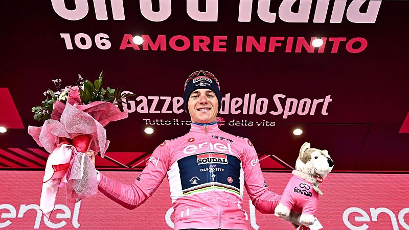 Remco Evenpeoel abandona el Giro cuando era líder, tras dar positivo en COVID